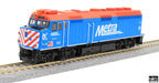Kato 37-6574 (HO) EMD F40PH Diesel Locomotive - Chicago Metra #142 Ravina