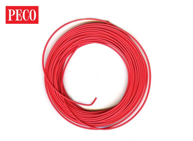 PECO PL-38R Red Connecting Wire - 7 meters 3 amp