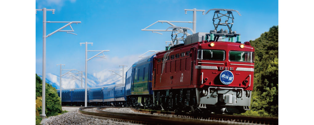 Kato 3066-E EF81 Electric Locomotive 81 - Hokutosei Color