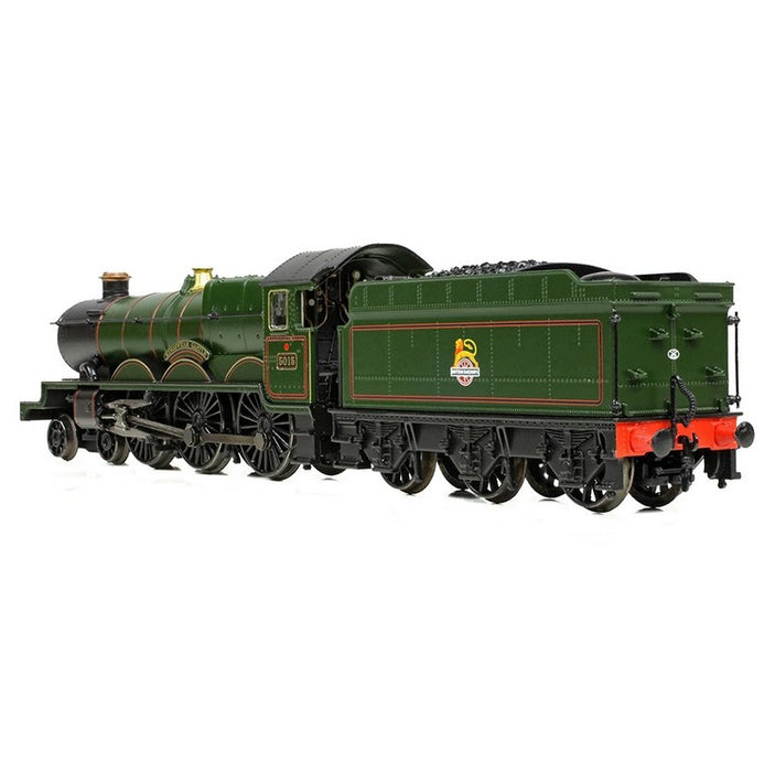 Graham Farish 372-031ASF GWR 4073 'Castle' Steam Locomotive - 5015 'Kingswear Castle' BR Lined Green Early Emblem - With DCC Sound