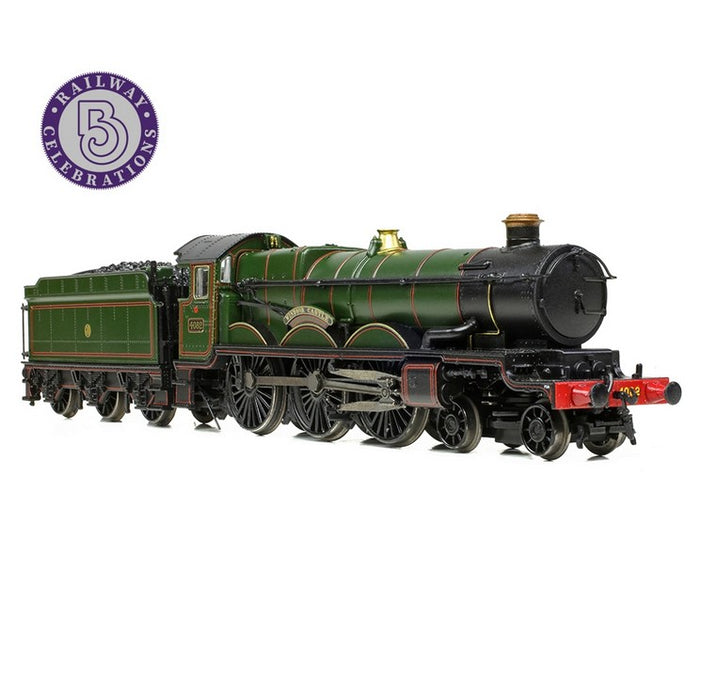 Graham Farish 372-035 GWR 4073 'Castle' Steam Locomotive - 4082 'Windsor Castle' GWR Lined Green (Shirtbutton)