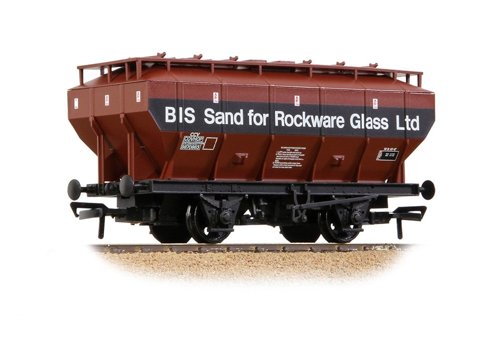 Branchline 38-502A BR 35T 'Covhop' Covered Hopper BR Bauxite 'British Industrial Sand'
