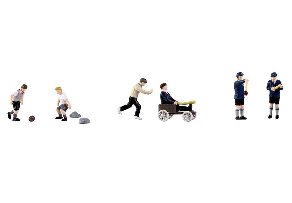 Branchline 36-435 Post War Era School Boys Playing (6pcs)