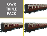 RAPIDO 978013 GWR ‘Evolution’ Non-Corridor Carriage Pack (3pcs)