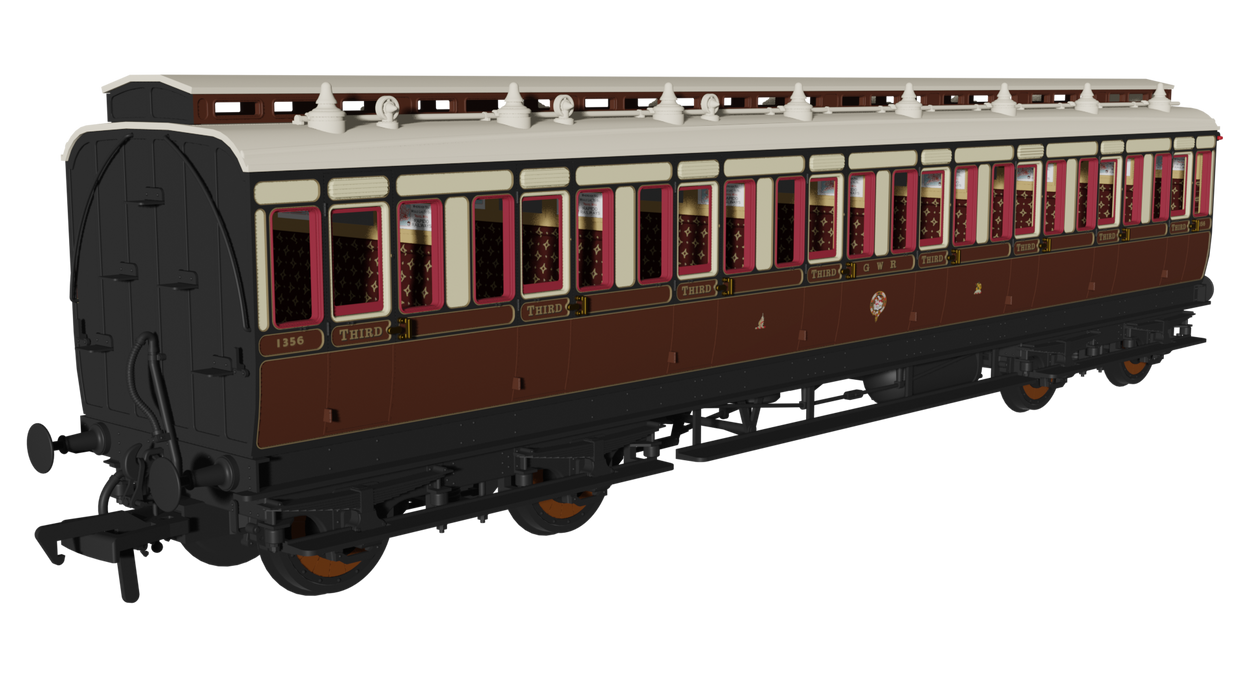 RAPIDO 978013 GWR ‘Evolution’ Non-Corridor Carriage Pack (3pcs)