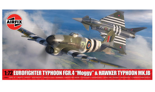 AIRFIX A40001 Eurofighter Typhoon FGR.4 "Moggy" & Hawker Typhoon Mk.IB - Twin Pack 1:72