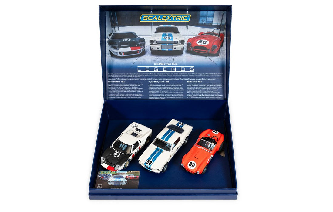 SCALEXTRIC C4619A Ken Miles - Triple Car Pack