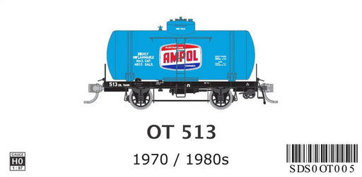 SDS Models OT005 OT Oil Tank Wagon - Ampol Blue