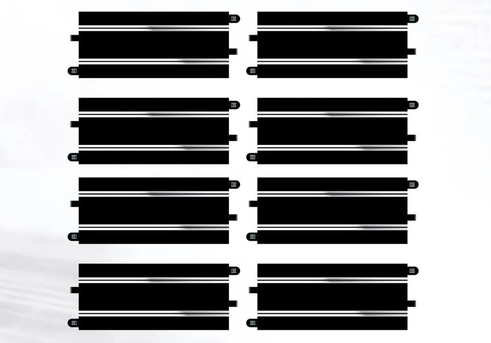 Scalextric C8554 Scalextric Straights (x8) Track Extension Pack