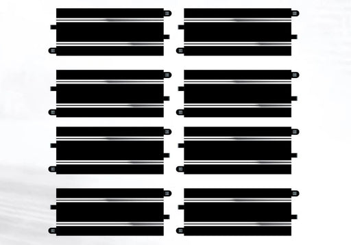 Scalextric C8554 Scalextric Straights (x8) Track Extension Pack