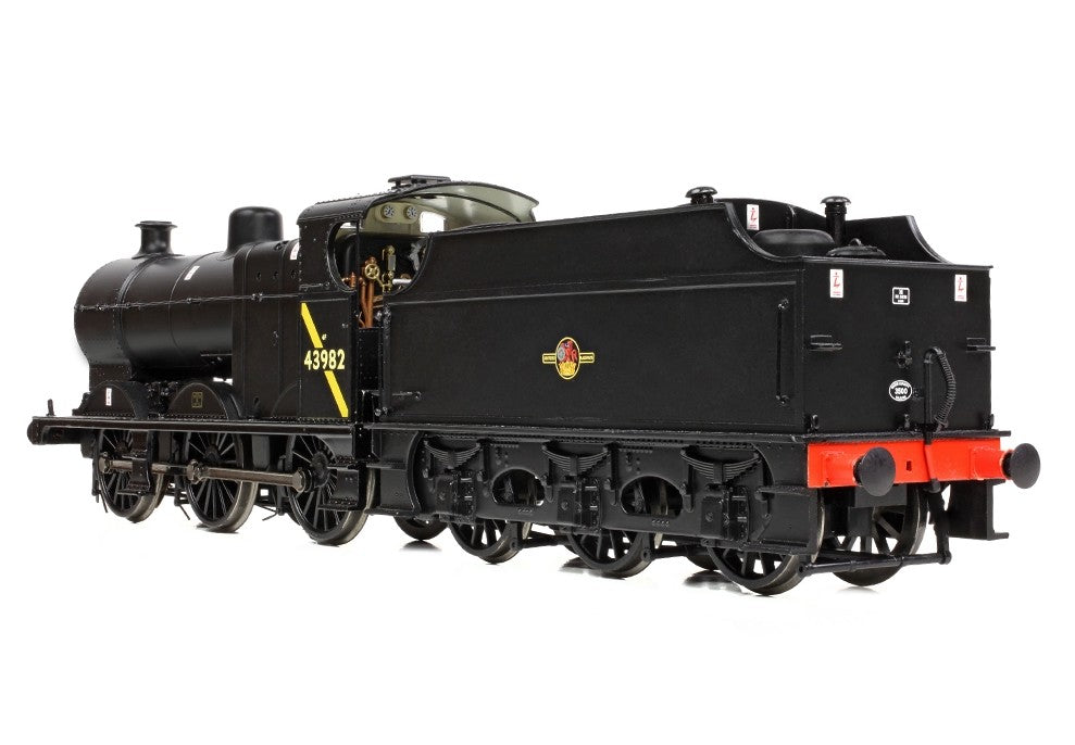 Branchline 31-884ASF MR 3835 (4F) Steam Locomotive with Fowler Tender 43982 - BR Black (Late Crest) - With DCC Sound