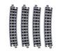 Kato 52-250 HOe/OO-9 Gauge Unitrack - 481mm Radius 15 Degree Curves (4 pcs)