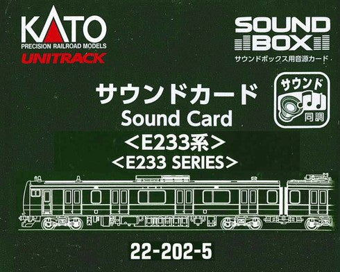 Kato 22-202-5 Sound Card for E233 Commuter Train