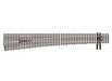 PECO SL-U8382 Turnout, 8th Radius, Left Hand Unifrog