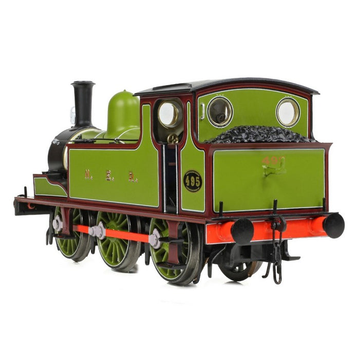 Branchline 31-065SF NER E Tank Locomotive #495 - NER Lined Green & Maroon with DCC Sound