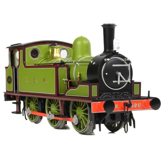 Branchline 31-065SF NER E Tank Locomotive #495 - NER Lined Green & Maroon with DCC Sound