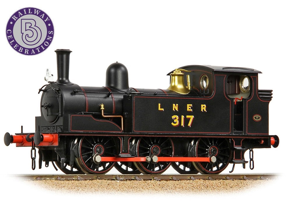 Branchline 36-066 NER E (J71) Tank Locomotive #317 - LNER Lined Black