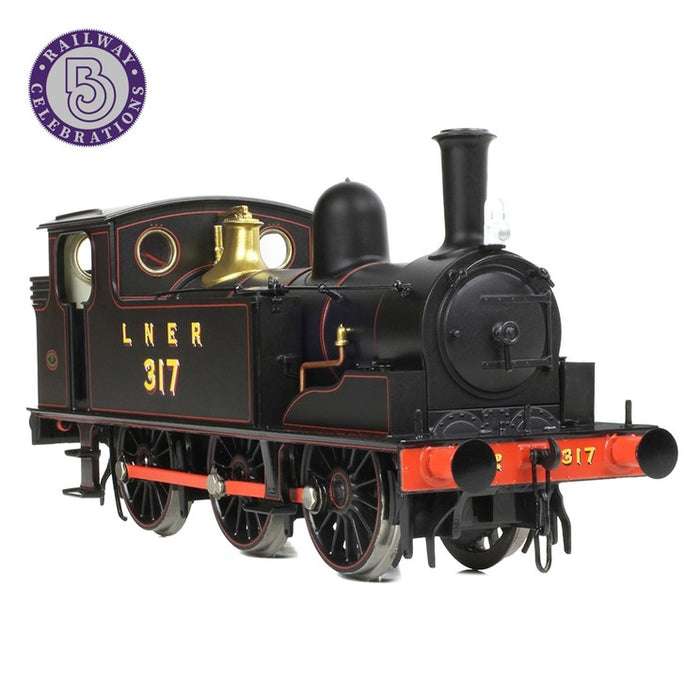 Branchline 36-066 NER E (J71) Tank Locomotive #317 - LNER Lined Black