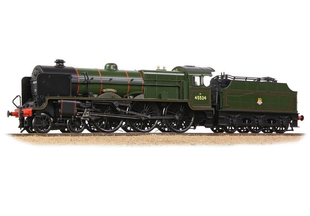 Branchline 31-214A LMS 5XP 'Patriot' Steam Locomotive #45524 - 'Blackpool' BR Lined Green (Early Emblem)