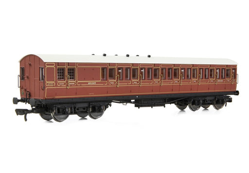 EFE E86025 54ft non-Corridor Brake Third LBSCR Raw Umber