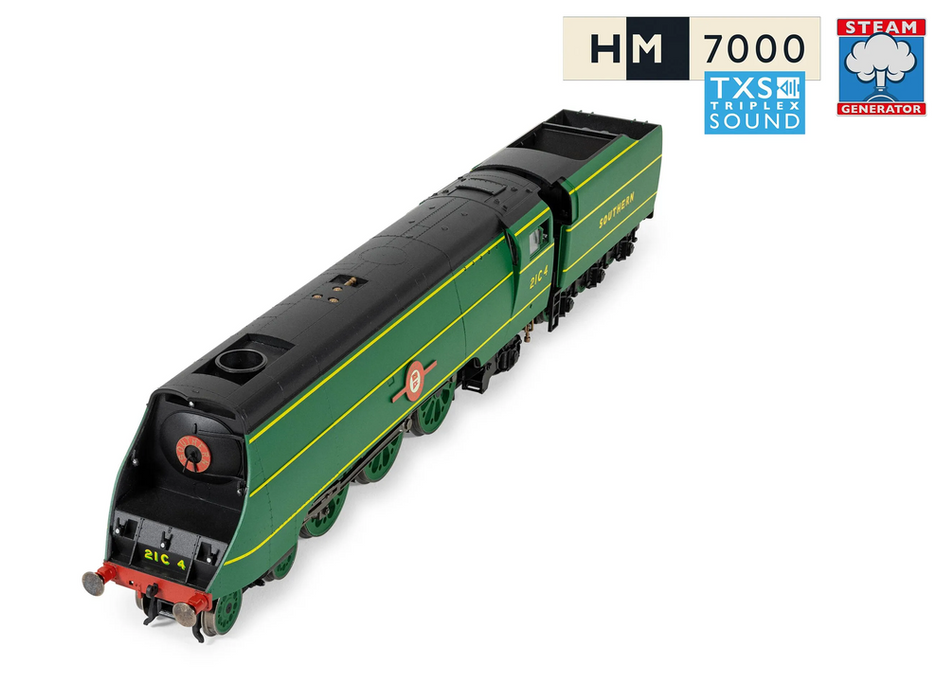 Hornby R30560SS SR - Merchant Navy Class - 21C4 'Cunard White Star' - With Steam Generator and DCC Sound