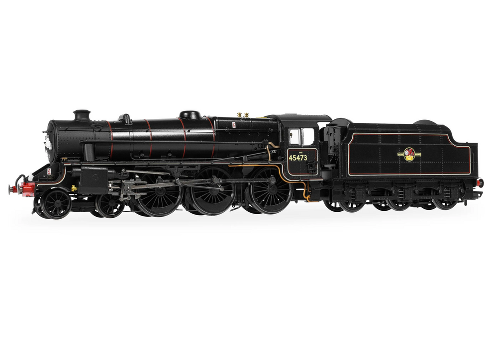 Hornby R30475SS BR (Late) - Stanier 5MT Steam Locomotive - 'Black 5' - 45473 - With Steam Generator and DCC Sound
