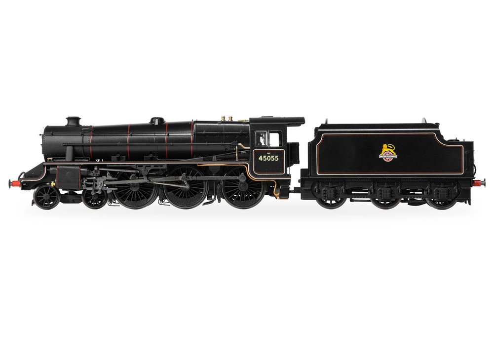 Hornby R30484 BR - Stanier 5MT Steam Locomotive - 'Black 5' - 45055