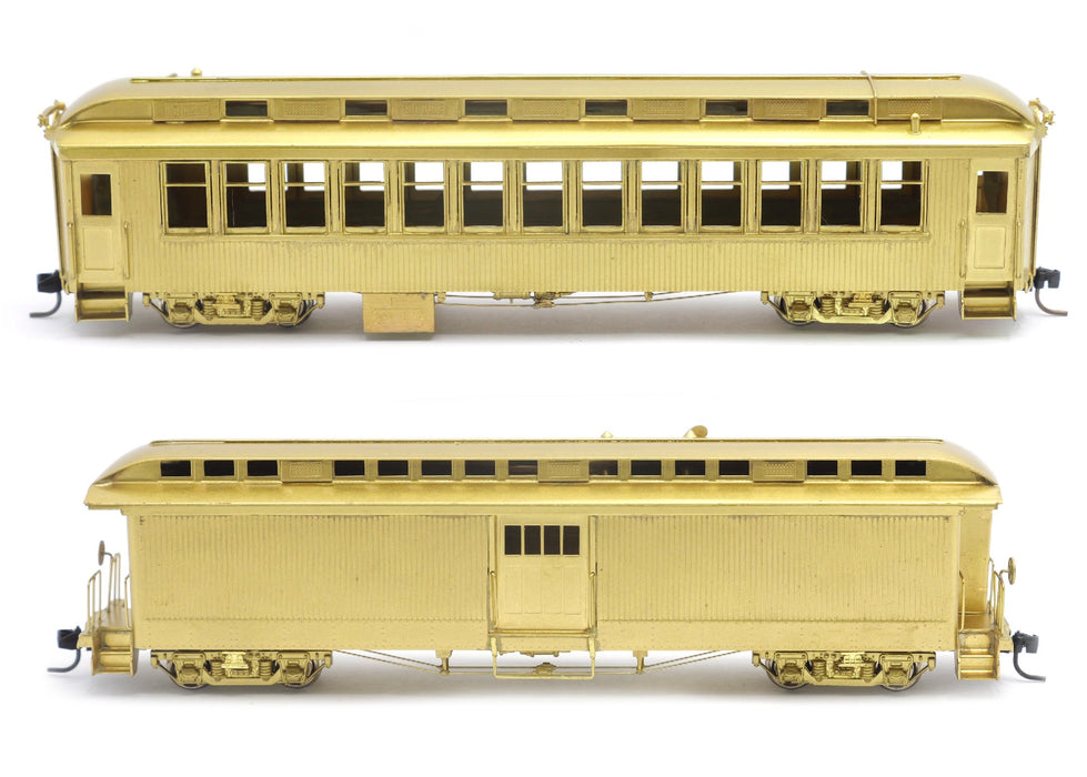 SECONDHAND Custom Brass San Juan Coach Set #1 (2 pack) - HOn3 Brass Unpainted