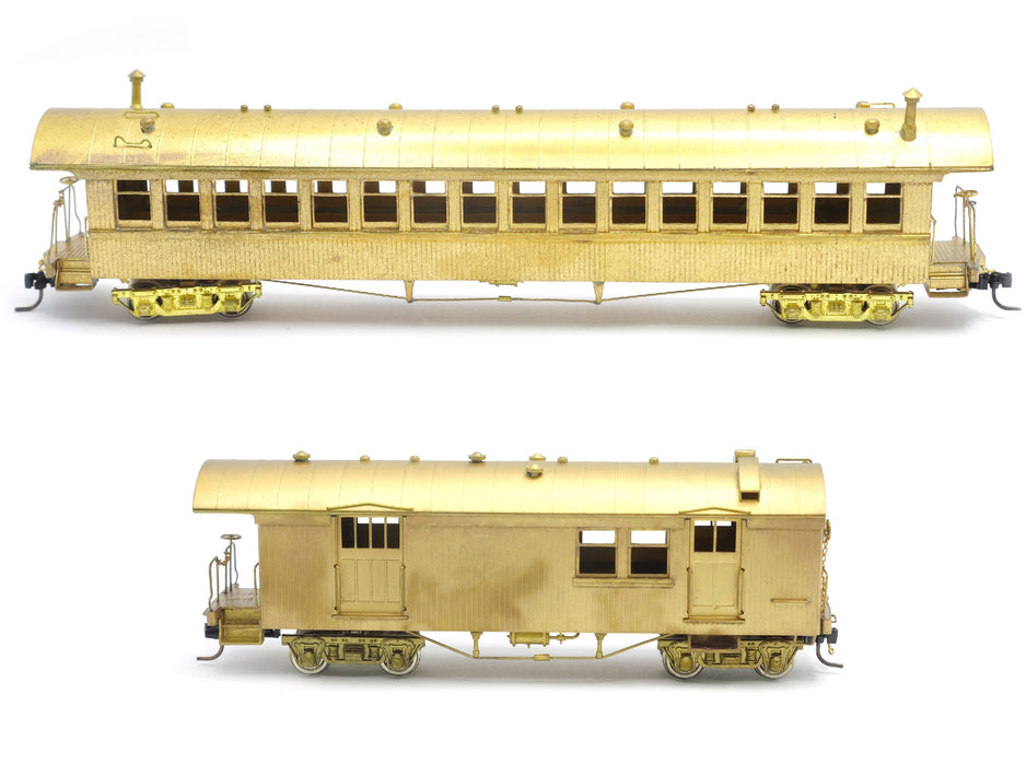 SECONDHAND Custom Brass Sumpter Valley Baggage/ Mail Coach Pack (2 pack) - HOn3 Brass Unpainted