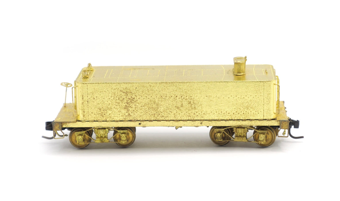 SECONDHAND PFM Uintah Railroad Auxiliary Water Car - HOn3 Brass Unpainted
