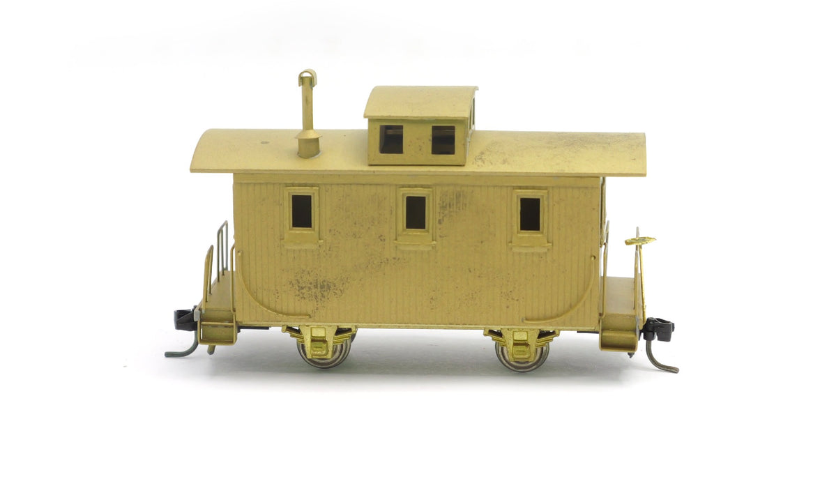 SECONDHAND Empire Midland Models D&RGW 4 Wheel Caboose - HOn3 Brass Unpainted