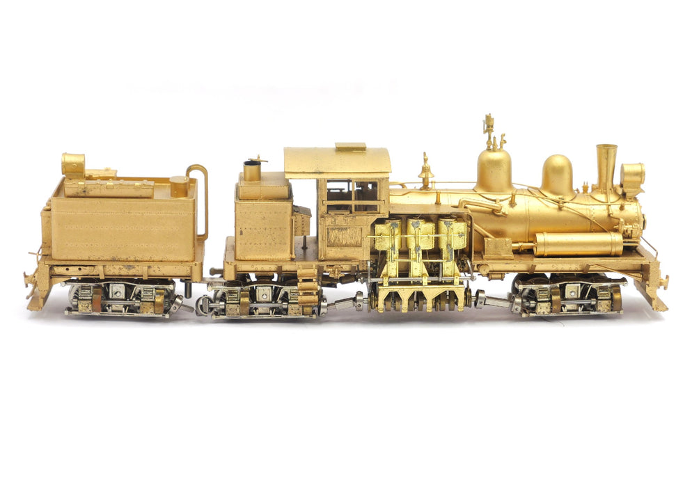 SECONDHAND W.M.Co Westside Lumber Co. 3 Truck Shay - HOn3 Brass Unpainted