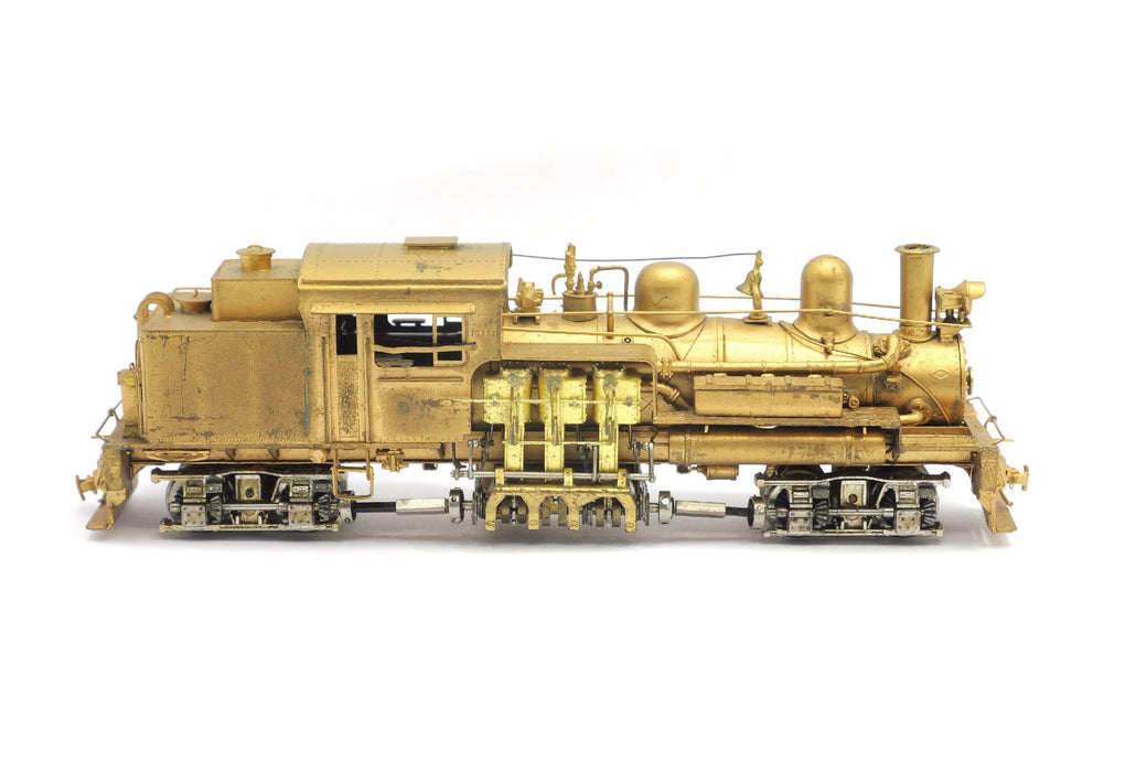 SECONDHAND W.M.Co 2 Truck Shay - HOn3 Brass Unpainted