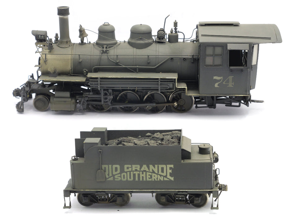 SECONDHAND Sunset Models C&S 2-8-0 #74 - On3 Brass Painted