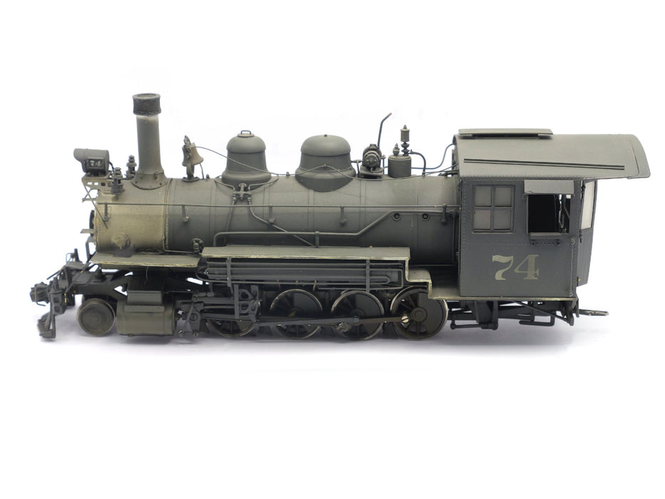 SECONDHAND Sunset Models C&S 2-8-0 #74 - On3 Brass Painted