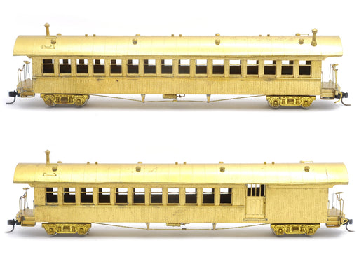 SECONDHAND Custom Brass Sumpter Valley Combine Coach Pack (2 pack) - HOn3 Brass Unpainted