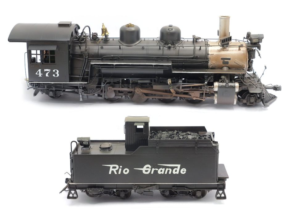 SECONDHAND Sunset Models D&RGW K28 2-8-2 - On3 Brass Painted