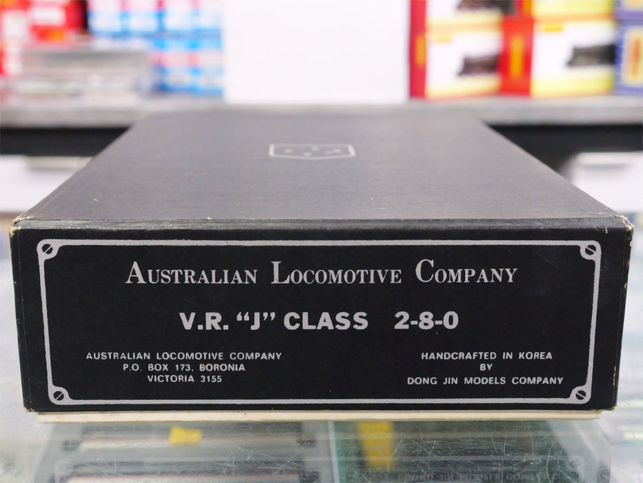 SECONDHAND Australian Locomotive Company VR J Class 2-8-0 - HO Gauge Brass Painted