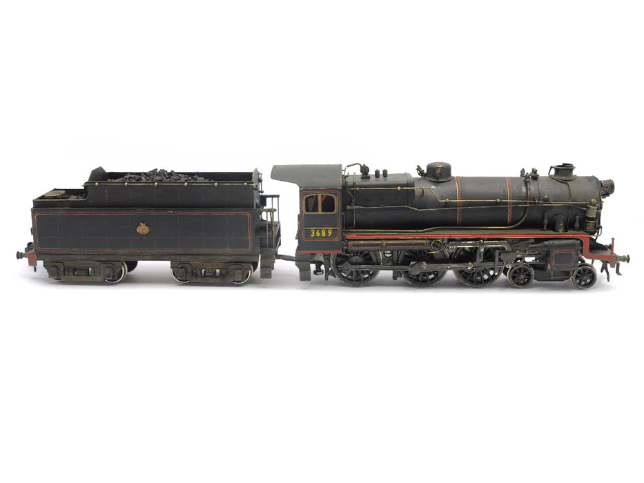 SECONDHAND Bergs Brass Locomotive C36 4-6-0 - HO Gauge Brass Painted