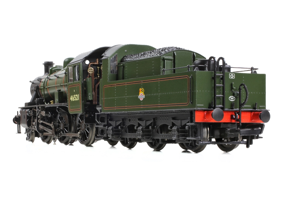 Branchline 32-831 LMS Ivatt 2MT Steam Locomotive - 46521 BR Lined Green (Early Emblem)