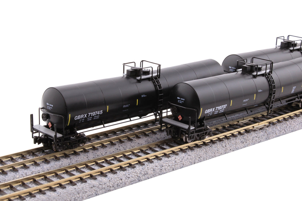 Kato 106-4801 Greenbrier Tank Car 8 Car Set, GBRX Set A