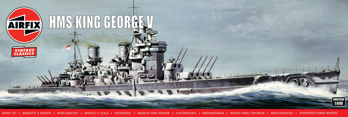 Airfix A06205V HMS King George V 1:600