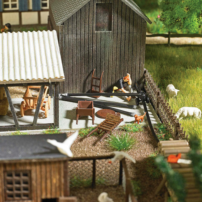 Busch 1630 Cart Set [4pcs] - HO Scale