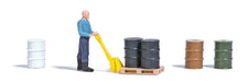 Busch 78098 Pump Truck/ Palette Scene - HO Scale