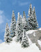 HEKI 2161 Snowy Pine Trees - 9-12cm (8pcs)