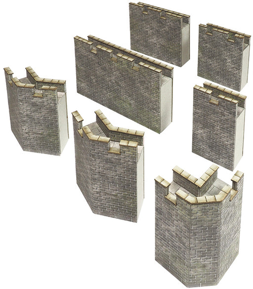 Metcalfe PO293 OO Scale Castle Curtain Walls