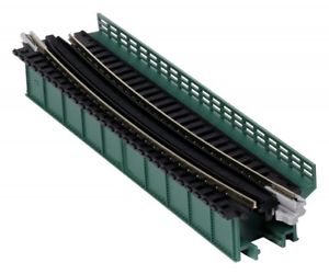 Kato 20-466 Single Curve Girder Bridge, Green 448mm (17.6') Radius 15 Degree