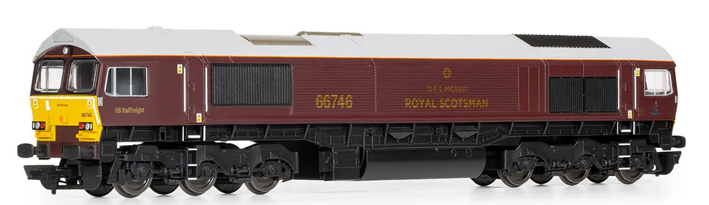 Hornby R3950A GBRf/Belmond Royal Scotsman, Class 66, Co-Co, 66746 – Era 11 Dielsel Locomotive