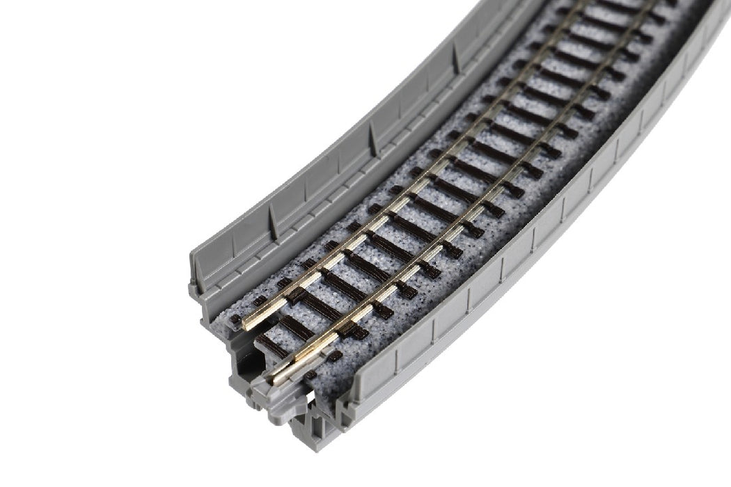 Kato 20-520 315mm (12 3/8") Radius 45 Degree Single Track Viaduct Curved Track (2 pcs)