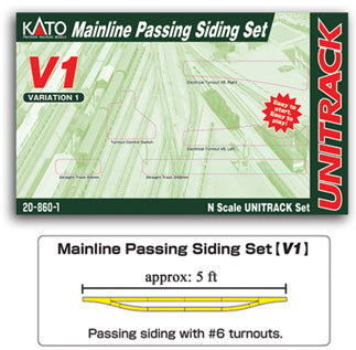 Kato 20-860 Unitrack Passing Siding Track Set V1